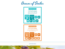 Tablet Screenshot of oceansofsmiles.org